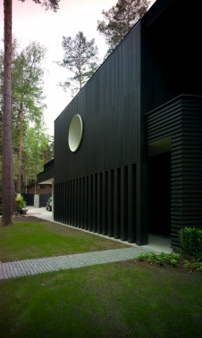 Фото фасада загородного дома в стиле минимализм