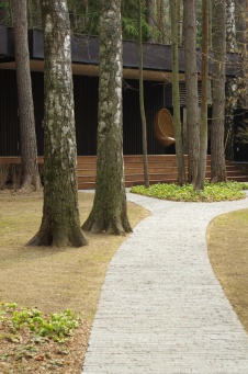 Фото фасада загородного дома в стиле минимализм