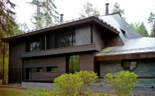 Фото фасада загородного дома в стиле минимализм