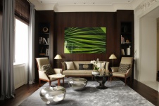 Фото интерьера гостиной квартиры в стиле фьюжн