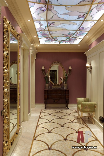 Фото интерьера входной зоны квартиры в стиле модерн