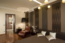 Фото интерьера спальни квартиры в современном стиле