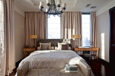 Фото интерьера спальни квартиры в стиле фьюжн