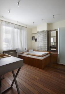 Фото интерьера санузла дома в эко стиле