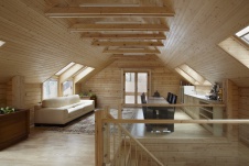 Фото интерьера зоны отдыха дома в эко стиле