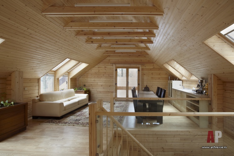 Фото интерьера зоны отдыха дома в эко стиле