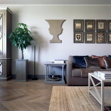 Фото интерьера зоны отдыха квартиры в стиле фьюжн