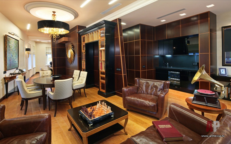 Фото интерьера зоны отдыха офиса в стиле ар-деко