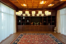 Фото интерьера зоны отдыха дома в эко стиле