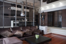 Фото интерьера гостиной небольшого дома в современном стиле