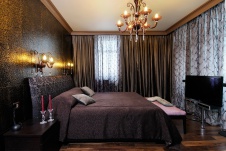 Фото интерьера спальни квартиры в современном стиле