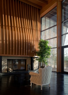 Фото интерьера зоны отдыха дома в эко стиле