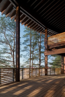 Фото фасада дома в эко стиле