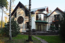 Фото фасада дома в восточном стиле