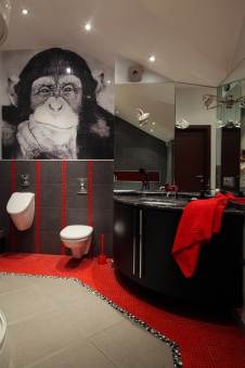 Фото интерьера санузла дома в восточном стиле