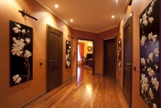 Фото интерьера коридора небольшой квартиры в восточном стиле