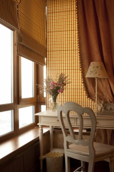 Фото интерьера кабинета небольшой квартиры в восточном стиле