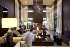 Фото интерьера каминной дома в современном стиле