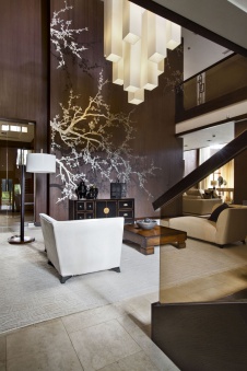 Фото интерьера гостиной дома в современном стиле