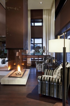 Фото интерьера гостиной дома в современном стиле