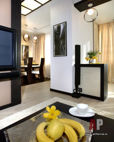 Фото интерьера столовой квартиры в стиле минимализм