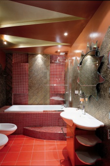 Фото интерьера санузла в стиле неоклассика