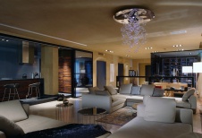 Фото интерьера гостиной квартиры в современном стиле