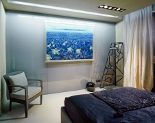 Фото интерьера спальни квартиры в современном стиле