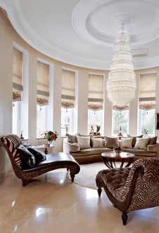 Фото интерьера зоны отдыха дома в стиле ар-деко