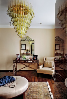 Фото интерьера спальни дома в стиле ар-деко