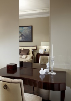 Фото интерьера спальни квартиры в стиле ар-деко