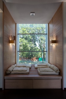 Фото интерьера зоны отдыха дома в эко стиле