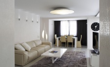 Фото интерьера гостиной квартиры в стиле минимализм