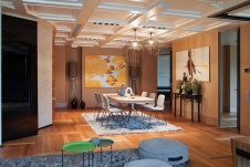 Фото интерьера столовой квартиры в современном стиле