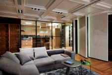 Фото интерьера кухни квартиры в современном стиле