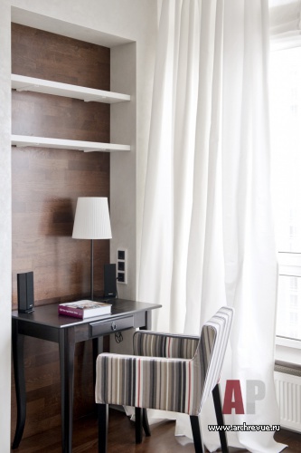 Фото интерьера кабинета небольшой квартиры в стиле лофт