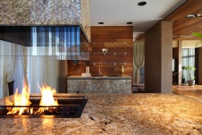 Фото интерьера камина дома в современном стиле