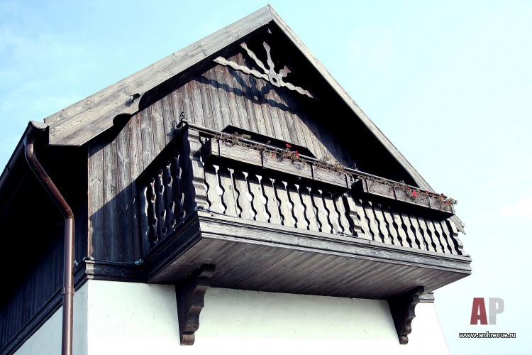 Фото балкона дома в баварском стиле