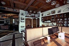 Фото интерьера столовой дома в баварском стиле