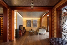 Фото интерьера гостиной дома в стиле неоклассика