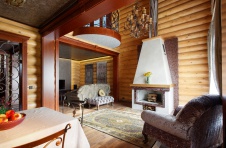 Фото интерьера камина дома в стиле неоклассика