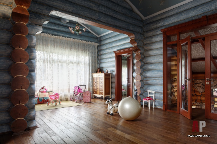 Фото интерьера детской дома в стиле неоклассика