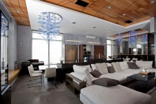 Фото интерьера гостиной квартиры в стиле минимализм