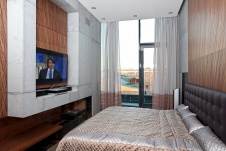 Фото интерьера спальни квартиры в стиле минимализм