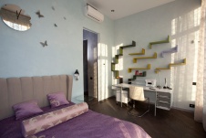 Фото интерьера детской квартиры в стиле минимализм