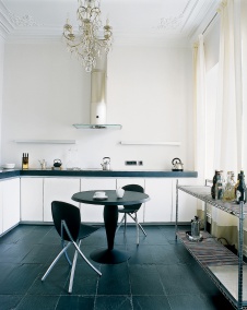 Фото интерьера кухни квартиры в стиле фьюжн