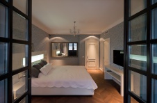 Фото интерьера спальня квартиры в стиле неоклассика