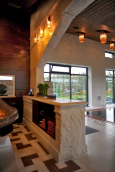 Фото интерьера зоны СПА дома в современном стиле