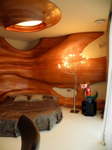 Фото интерьера спальни дома в современном стиле