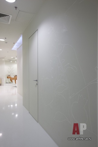 Фото интерьера холла салона красоты в стиле минимализм